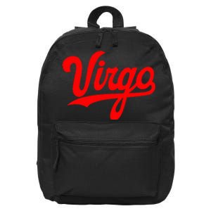 Virgo Season Women Zodiac Typography 16 in Basic Backpack