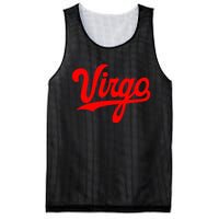 Virgo Season Women Zodiac Typography Mesh Reversible Basketball Jersey Tank