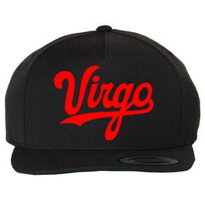 Virgo Season Women Zodiac Typography Wool Snapback Cap