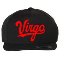 Virgo Season Women Zodiac Typography Wool Snapback Cap