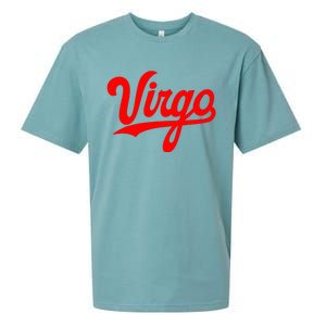 Virgo Season Women Zodiac Typography Sueded Cloud Jersey T-Shirt