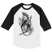 Vintage Spartan Warrior Baseball Sleeve Shirt