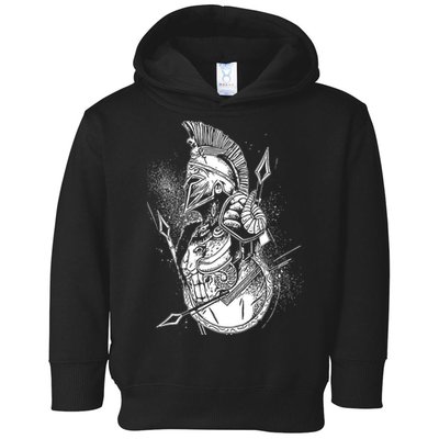 Vintage Spartan Warrior Toddler Hoodie