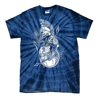 Vintage Spartan Warrior Tie-Dye T-Shirt