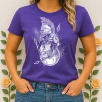 Vintage Spartan Warrior Womens T-Shirt