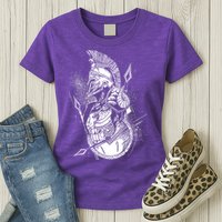 Vintage Spartan Warrior Womens T-Shirt