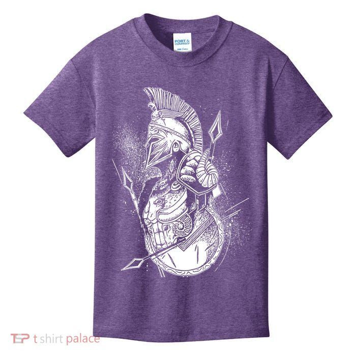 Vintage Spartan Warrior Kids T-Shirt