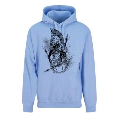 Vintage Spartan Warrior Unisex Surf Hoodie