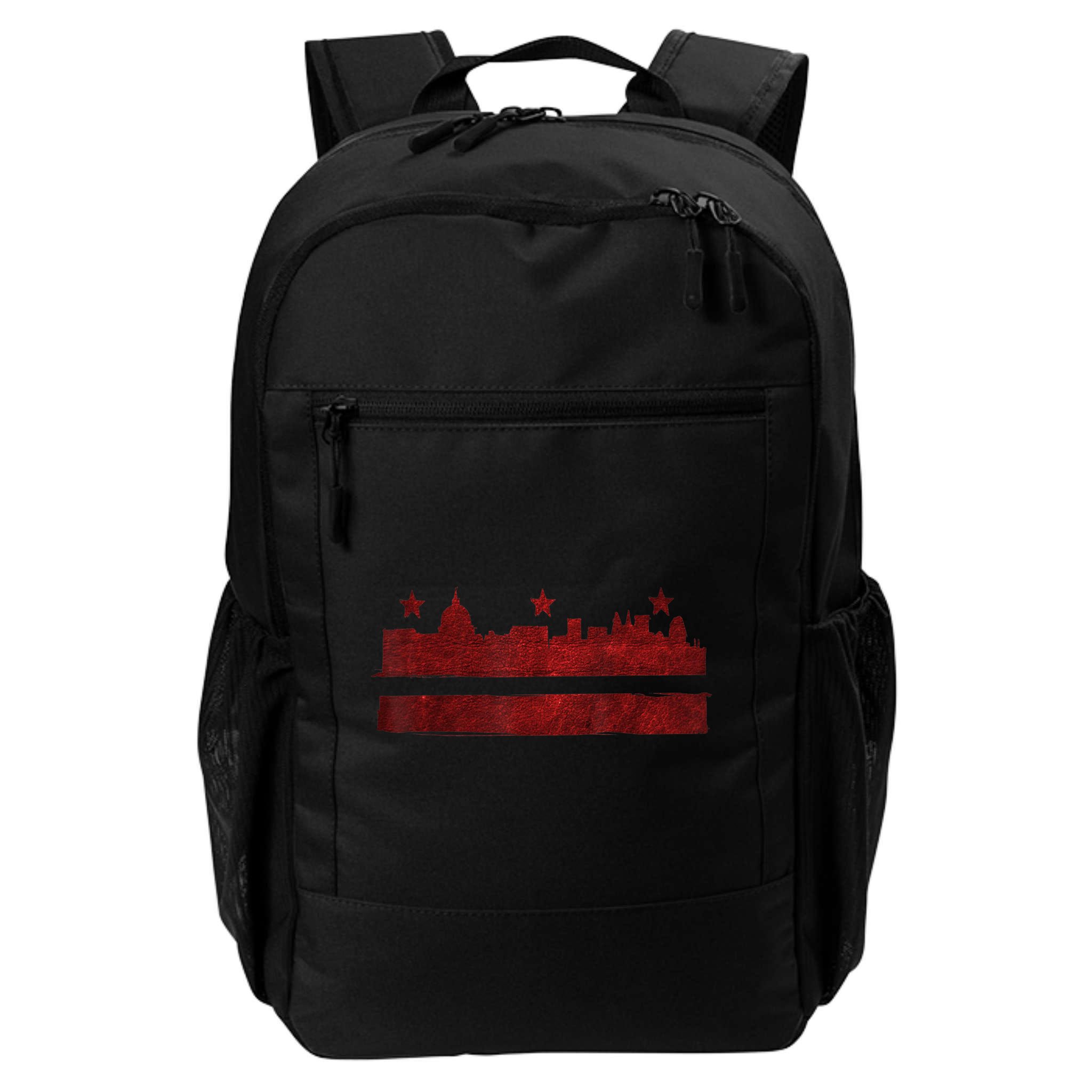 Vintage Skyline Washington Dc Flag Cities Usa Pride TShirt Backpack