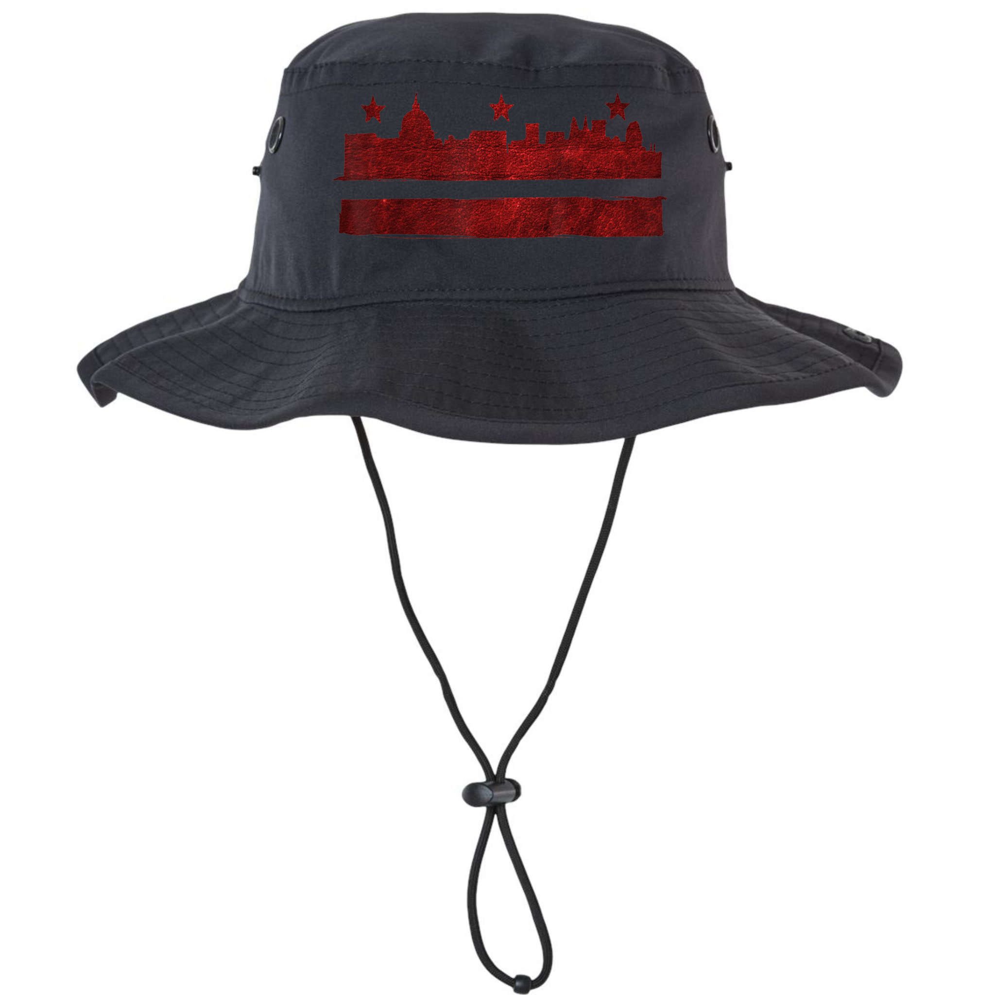 Vintage Skyline Washington Dc Flag Cities Usa Pride TShirt Bucket Hat