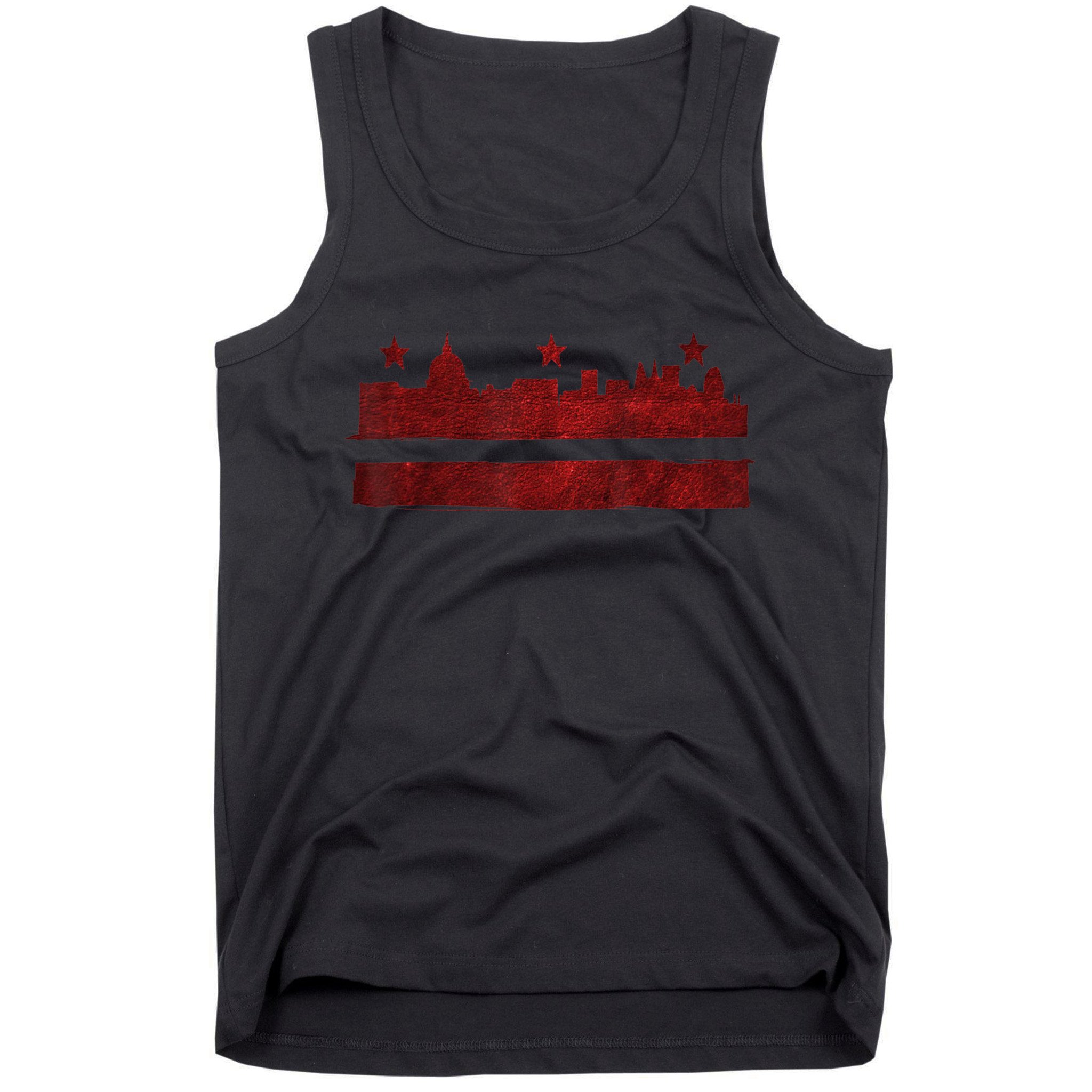 Vintage Skyline Washington Dc Flag Cities Usa Pride TShirt Tank Top