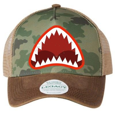 Vintage Shark With Open Mouth Legacy Tie Dye Trucker Hat