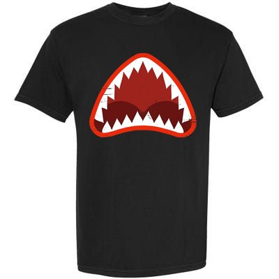 Vintage Shark With Open Mouth Garment-Dyed Heavyweight T-Shirt