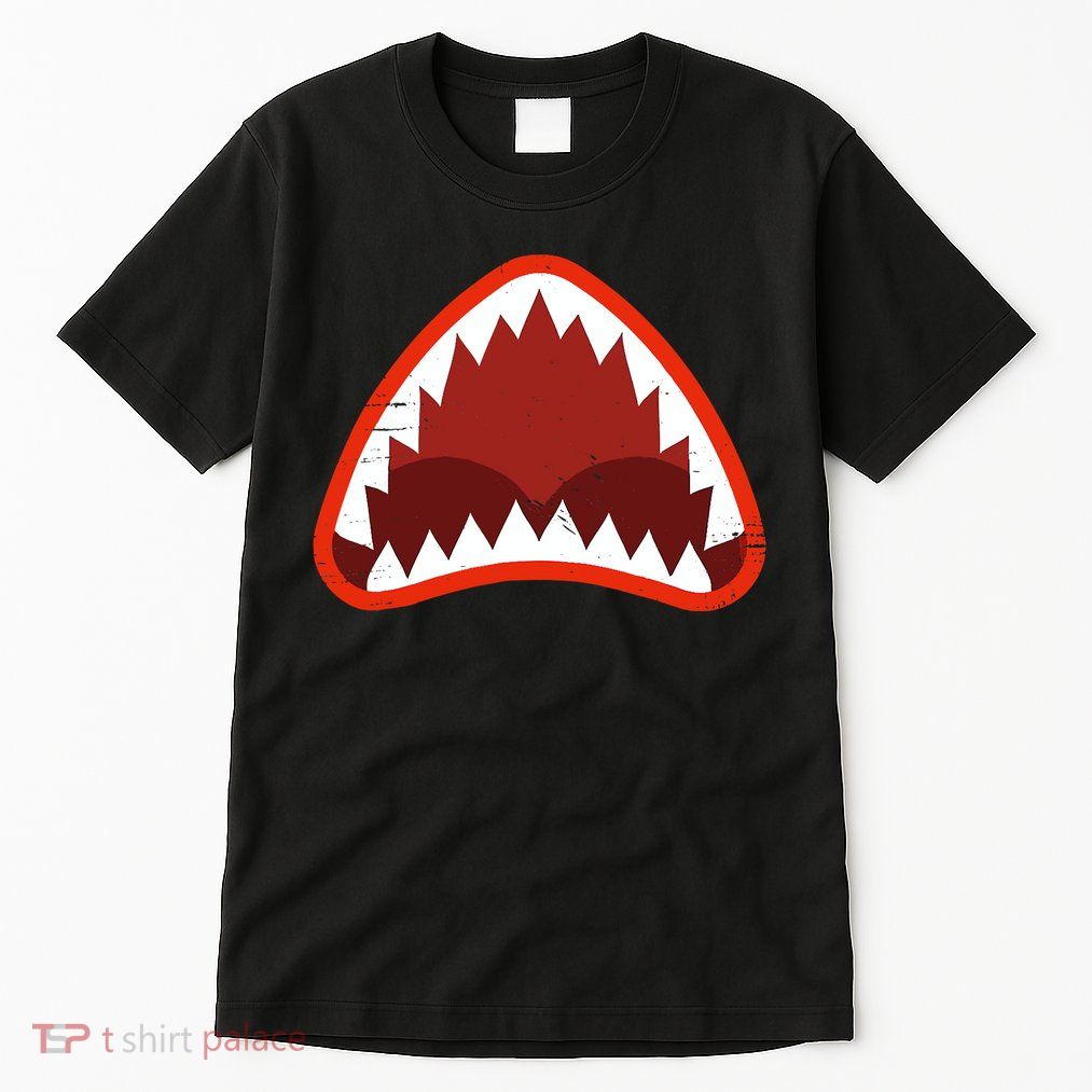 Vintage Shark With Open Mouth Tall T-Shirt