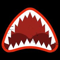 Vintage Shark With Open Mouth Bucket Hat