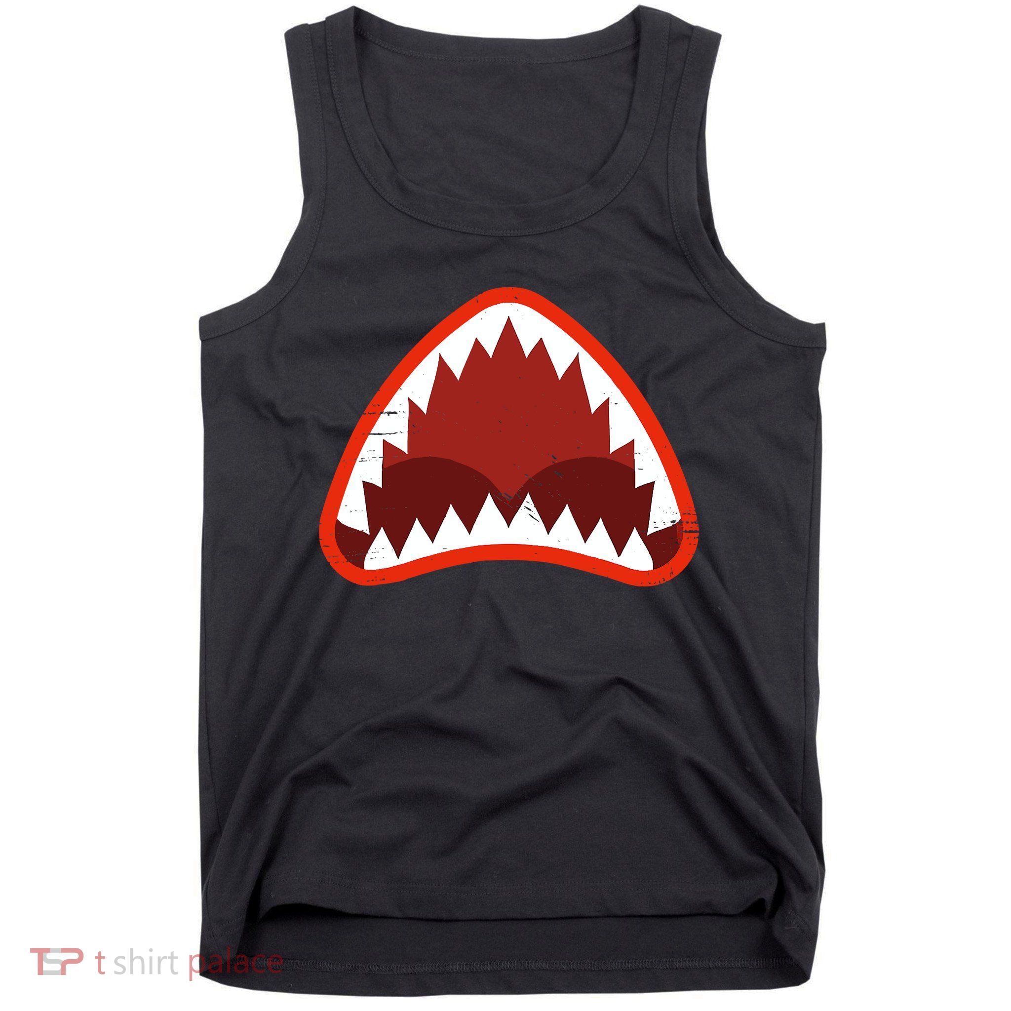 Vintage Shark With Open Mouth Tank Top