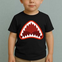 Vintage Shark With Open Mouth Toddler T-Shirt