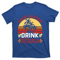 Vintage Save Water Tequila Mexico Beach Cinco De Mayo Meaningful Gift T-Shirt