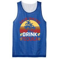 Vintage Save Water Tequila Mexico Beach Cinco De Mayo Meaningful Gift Mesh Reversible Basketball Jersey Tank