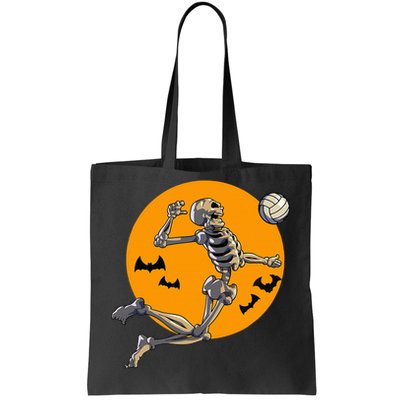 Volleyball Skeleton Women Volleyball Player Tote Bag