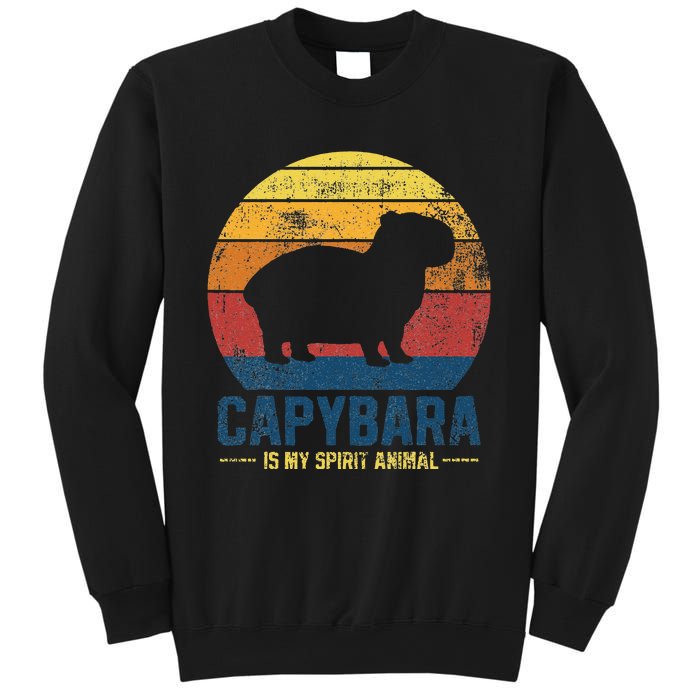 Vintage Style Wildlife Animal Respect The Capybara Sweatshirt