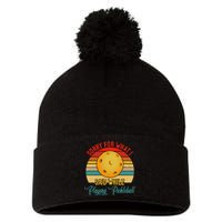 Vintage Sorry What I Said While Playing Pickleball Player Pom Pom 12in Knit Beanie