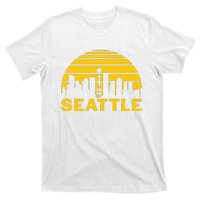 Vintage Seattle Washington Cityscape Retro T-Shirt