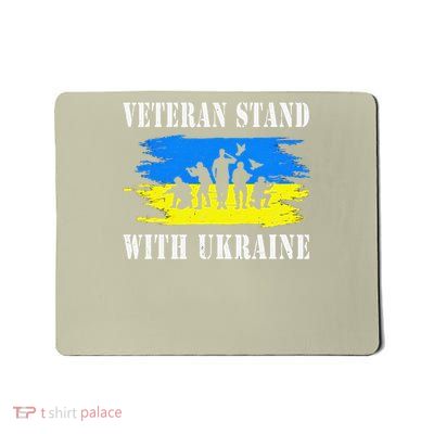 Veteran Stand With Ukraine America Veteran Support Ukraine Mousepad