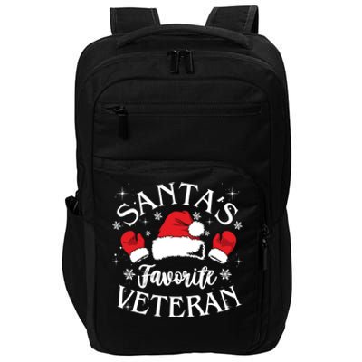 Veteran Santa Xmas Santa's Favorite Veteran Santas Favorite Great Gift Impact Tech Backpack