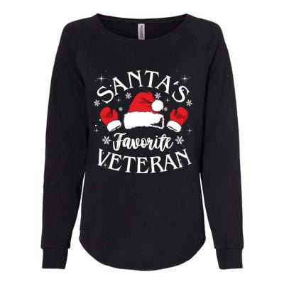 Veteran Santa Xmas Santa's Favorite Veteran Santas Favorite Great Gift Womens California Wash Sweatshirt