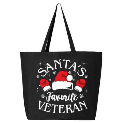 Veteran Santa Xmas Santa's Favorite Veteran Santas Favorite Great Gift 25L Jumbo Tote