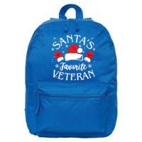 Veteran Santa Xmas Santa's Favorite Veteran Santas Favorite Great Gift 16 in Basic Backpack