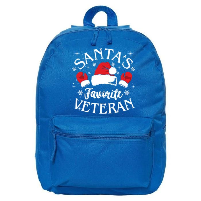 Veteran Santa Xmas Santa's Favorite Veteran Santas Favorite Great Gift 16 in Basic Backpack