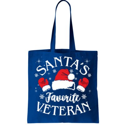 Veteran Santa Xmas Santa's Favorite Veteran Santas Favorite Great Gift Tote Bag