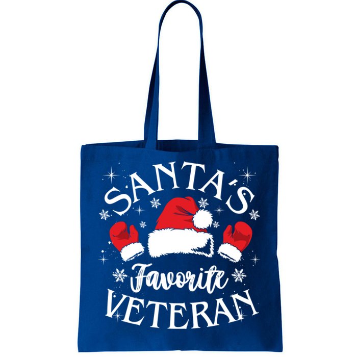 Veteran Santa Xmas Santa's Favorite Veteran Santas Favorite Great Gift Tote Bag