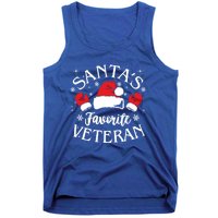 Veteran Santa Xmas Santa's Favorite Veteran Santas Favorite Great Gift Tank Top