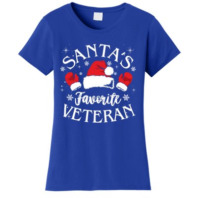 Veteran Santa Xmas Santa's Favorite Veteran Santas Favorite Great Gift Women's T-Shirt