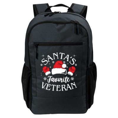 Veteran Santa Xmas Santa's Favorite Veteran Santas Favorite Great Gift Daily Commute Backpack