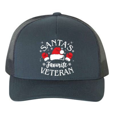 Veteran Santa Xmas Santa's Favorite Veteran Santas Favorite Great Gift Yupoong Adult 5-Panel Trucker Hat