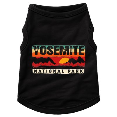 Vintage Sunset Yosemite National Park Doggie Tank