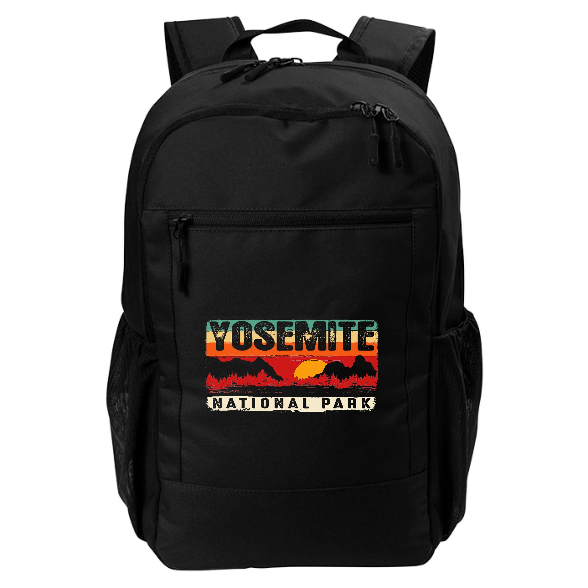 Vintage Sunset Yosemite National Park Backpack