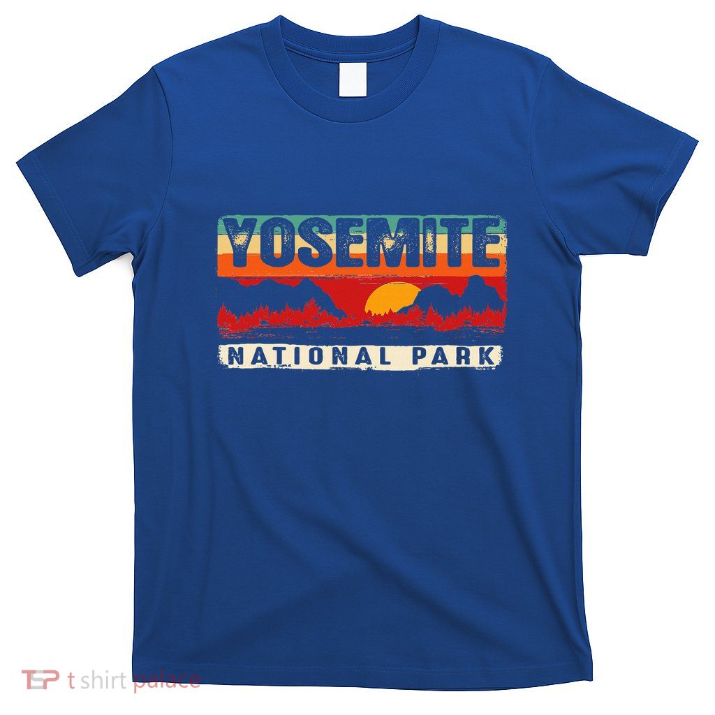 Vintage Sunset Yosemite National Park T-Shirt