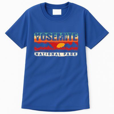 Vintage Sunset Yosemite National Park Tall T-Shirt