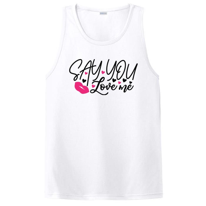 Valentine Say You Love Me PosiCharge Competitor Tank