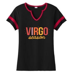 Virgo Season Zodiac Sign Horoscope August September Birthday Ladies Halftime Notch Neck Tee