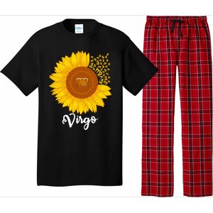 Virgo Sunflower Zodiac Sign Floral Astrology Gift Pajama Set