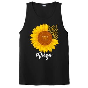 Virgo Sunflower Zodiac Sign Floral Astrology Gift PosiCharge Competitor Tank