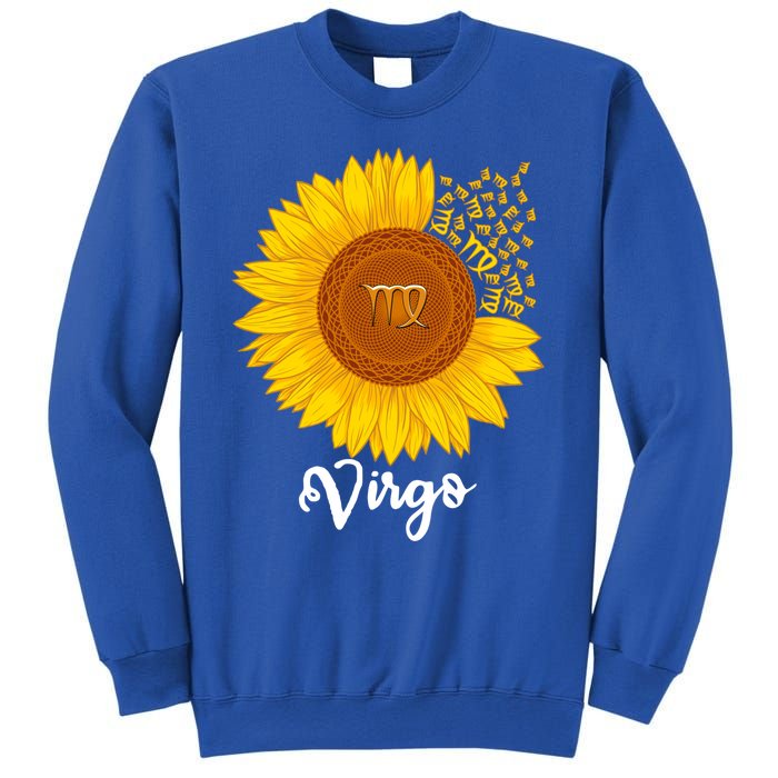 Virgo Sunflower Zodiac Sign Floral Astrology Gift Sweatshirt