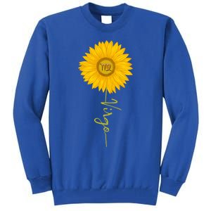 Virgo Sunflower Zodiac Sign Floral Horoscope Gift Tall Sweatshirt