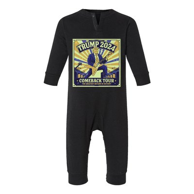 Victory Trump 2024 Story Celebrate Unbeatable Team Infant Fleece One Piece